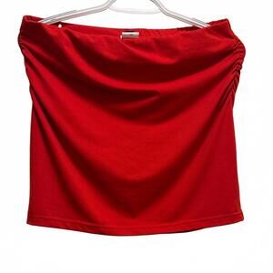 SHEIN Vibrant Red Mini Skirt